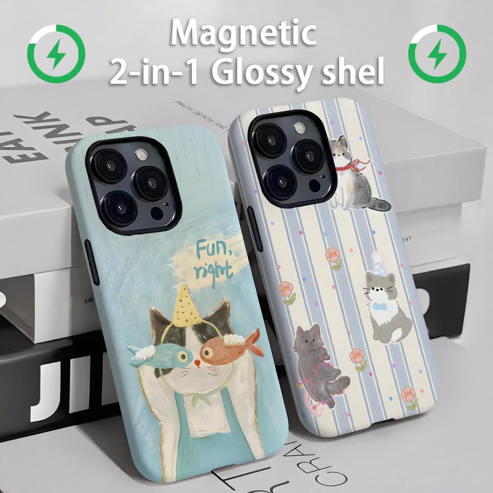 Phone Accessories Iphone - Cute cats and dogs Phone Case
