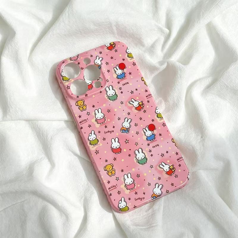Phone Accessories From China - Kawaii Pink Miffy Bear Phone Case