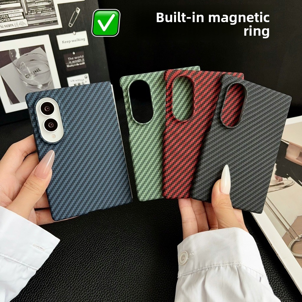 Tempered Glass Screen - Carbon Fiber For Magsafe Magnetic Phone
