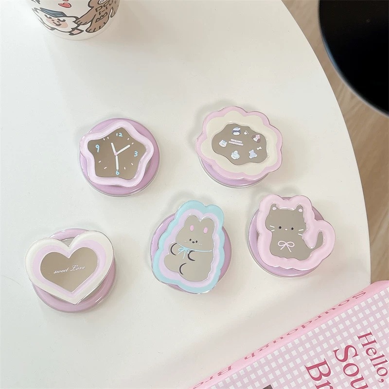 Kawaii Ins Mirror Pop Socket T - Pop Socket Grip recension och pris