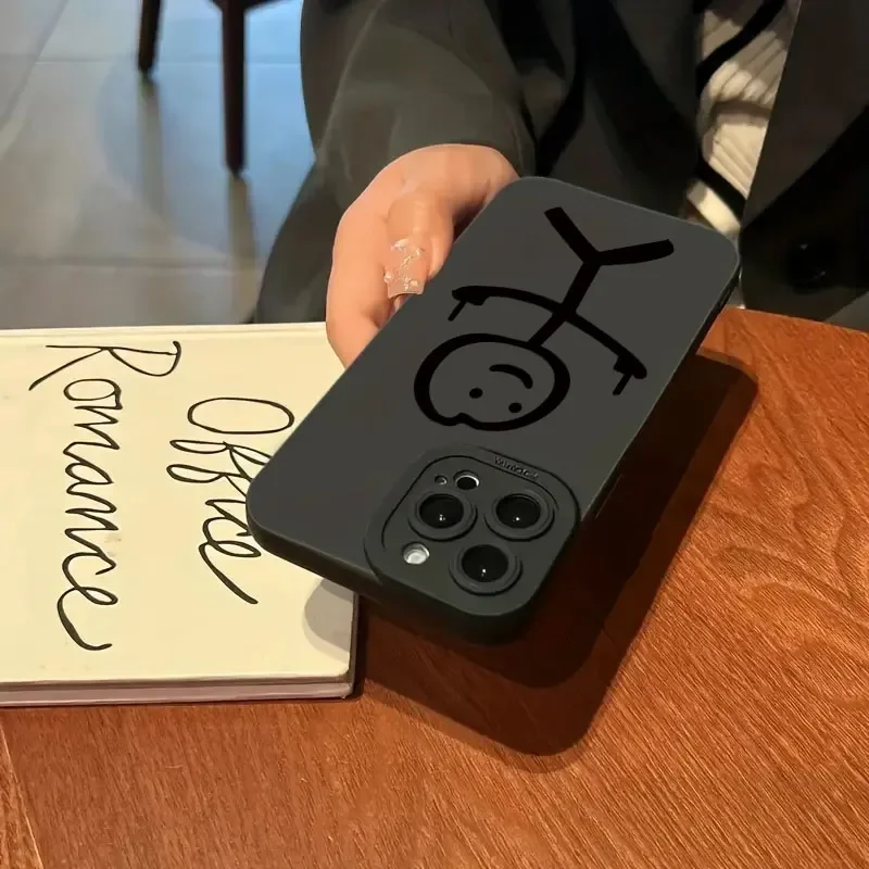 Cute Cartoon Matchman Matte Si - Phone Accessories Iphone recension och pris