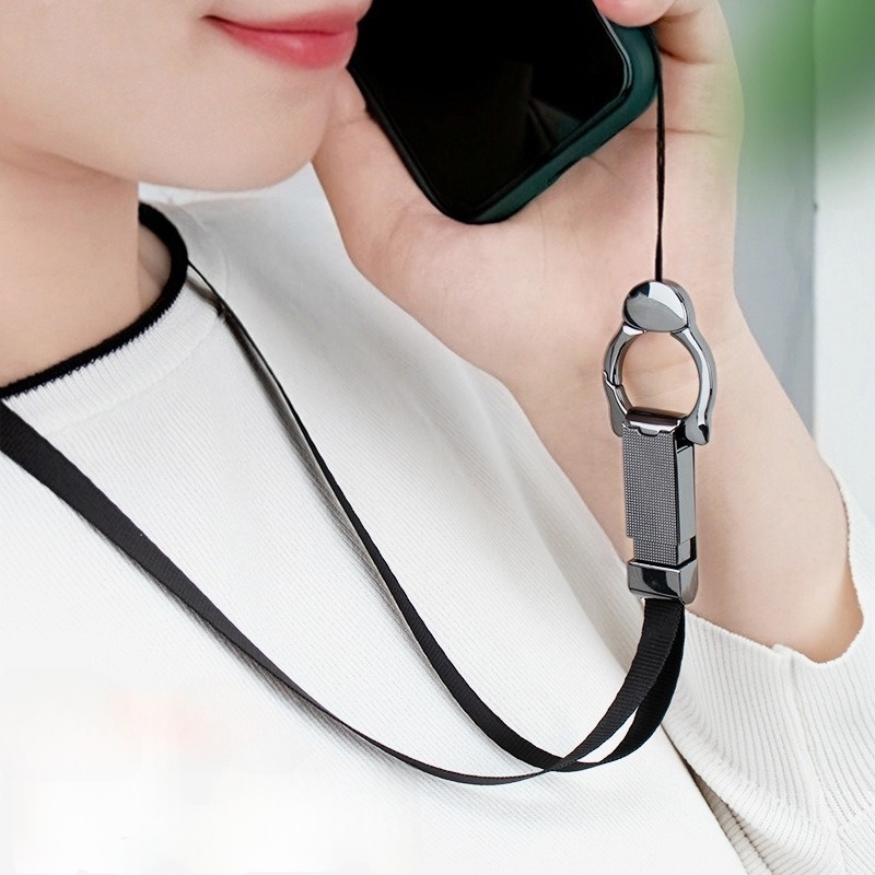 Phone Lanyard Metal Ring Holde - Pop Socket Grip recension och pris