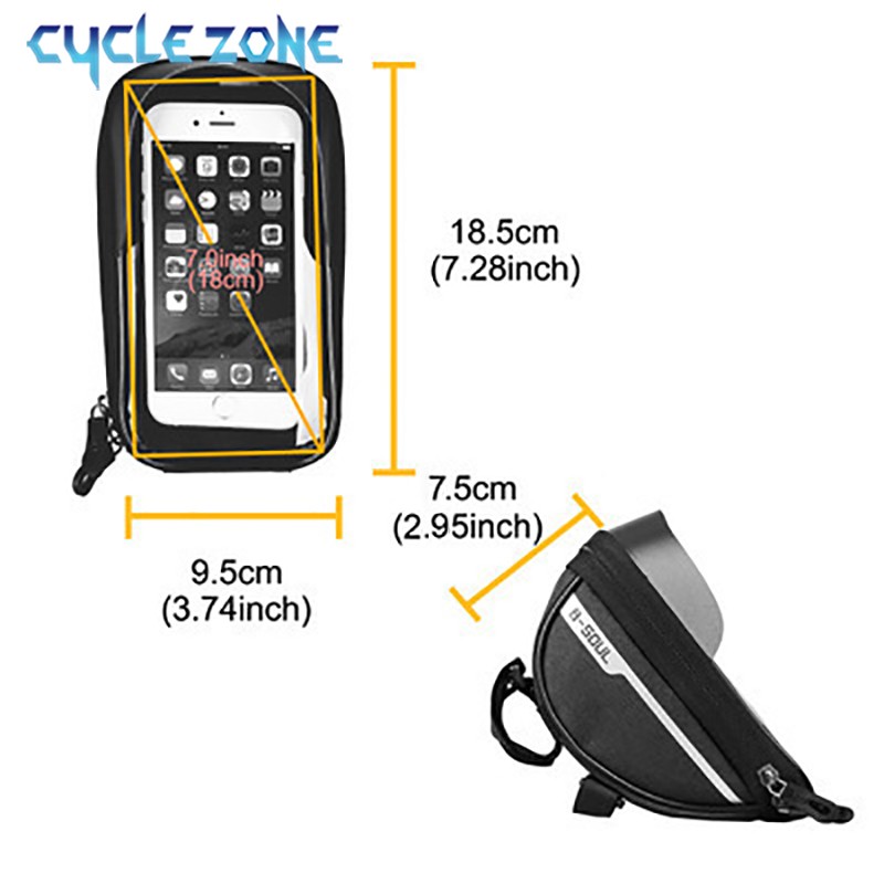 Mountain Bicycle Bag Touch Scr - Phone Zone Accessories & Repair Photos recension och pris