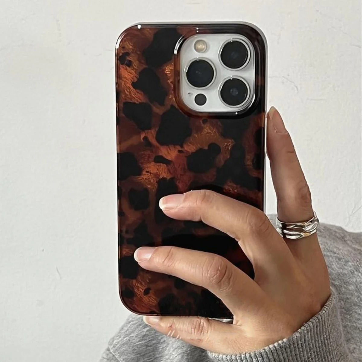 Retro Amber Texture Laser Phon - Phone Accessories Iphone recension och pris