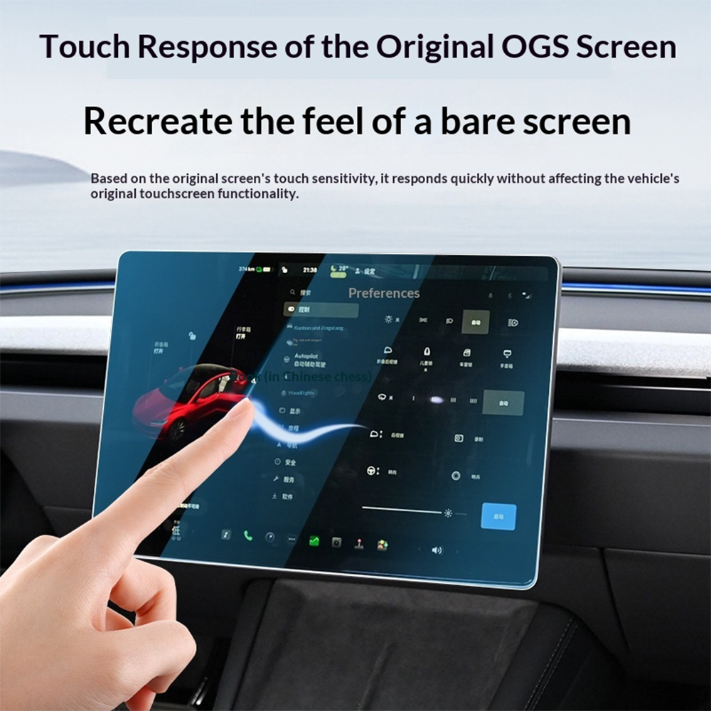 For Tesla Model 3 Highland Mod - Tempered Glass Screen recension och pris