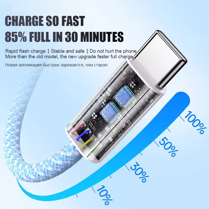 PD 40W USB C Fast Charging Cab - Phone Accessories Online recension och pris