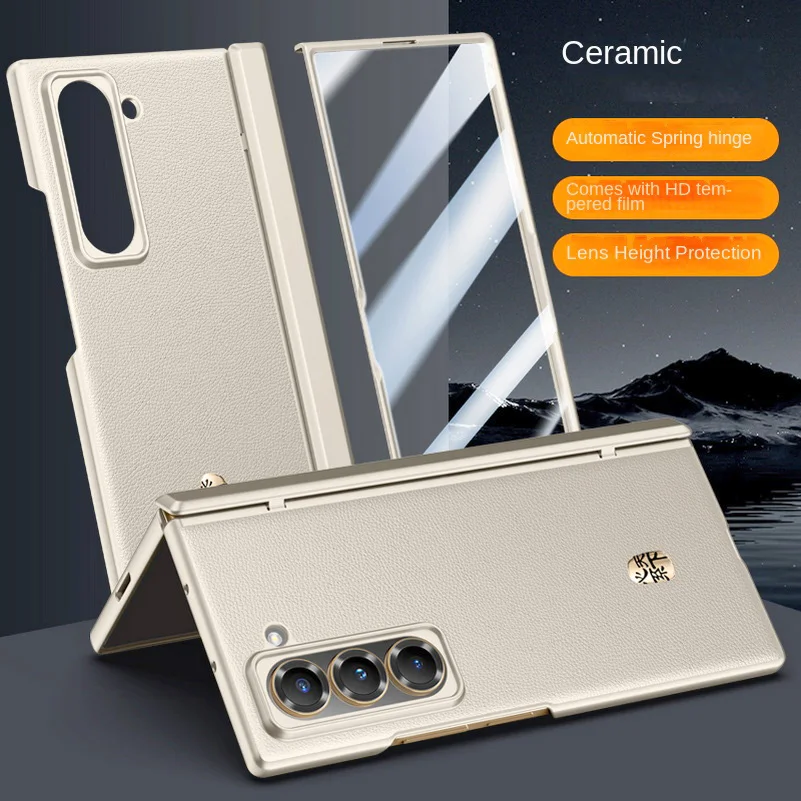 Luxury Business Leather with S - Tempered Glass Screen recension och pris